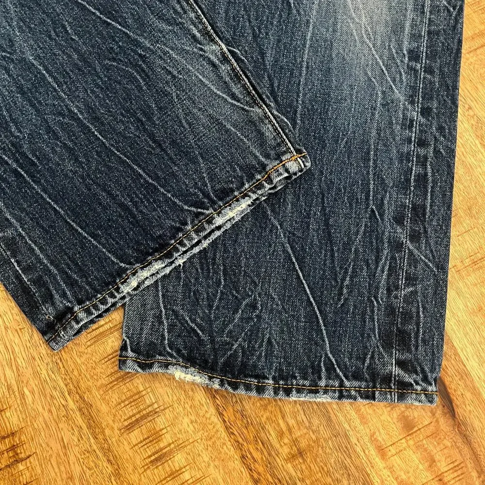 PRPS Mens Japanese Selvedge Denim Jeans 38x32 Y2K Straight Streetwear Barracuda